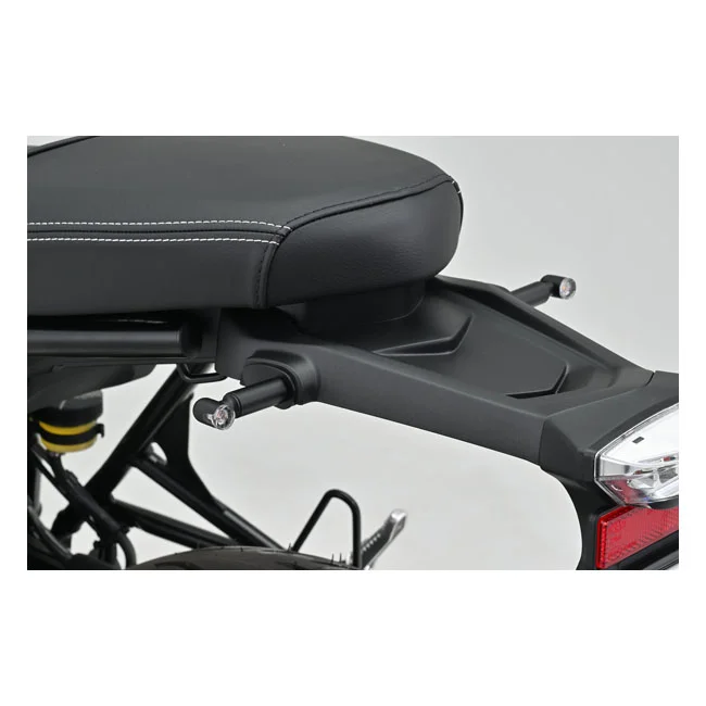Daytona 8mm turn signal extension set. Black