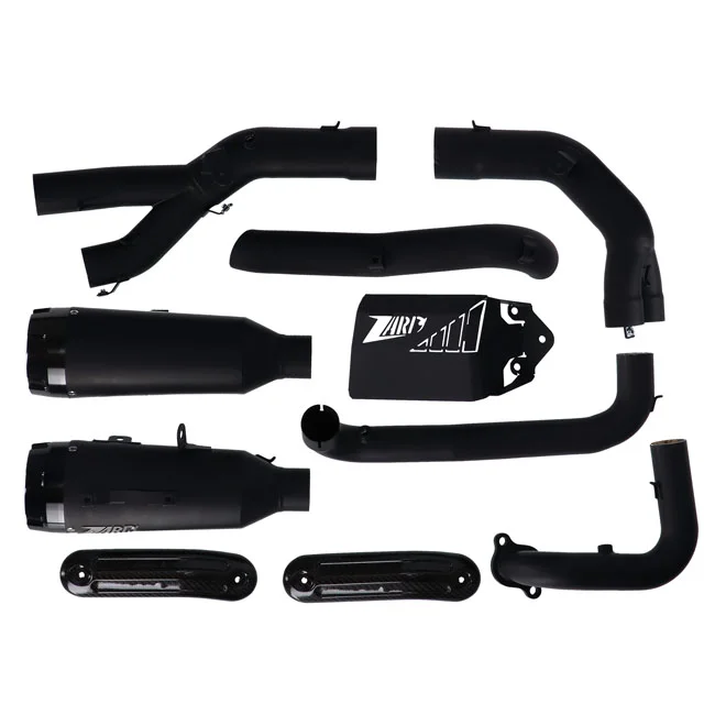 Zard 2-1-2 Nightster 975 exhaust system. Black