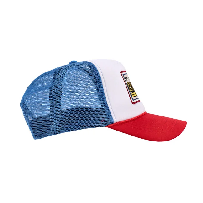 13 and a half company 1/2 It''s a Chopper Baby trucker cap blue/red/white