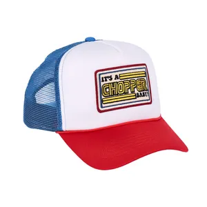 13 and a half company 13 1/2 It''s a Chopper Baby trucker cap blue/red/white