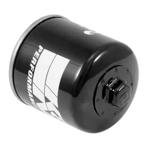 K&N K&N, spin-on oil filter, with top nut. Black