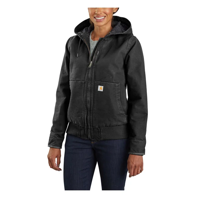 Carhartt Washed insulated female jacket black