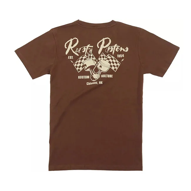 Rusty Pistons Pistons Carson t-shirt brown