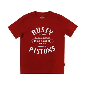 Rusty Pistons Rusty Pistons Vista t-shirt bordeaux