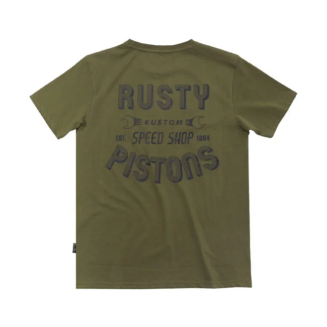 Rusty Pistons Pistons Hulton t-shirt khaki