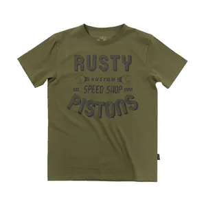 Rusty Pistons Rusty Pistons Hulton t-shirt khaki