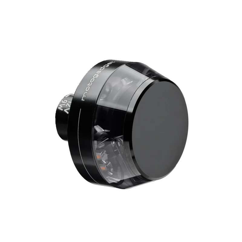 Motogadget Mo.blaze disc Dark LED turn signal. Black, left