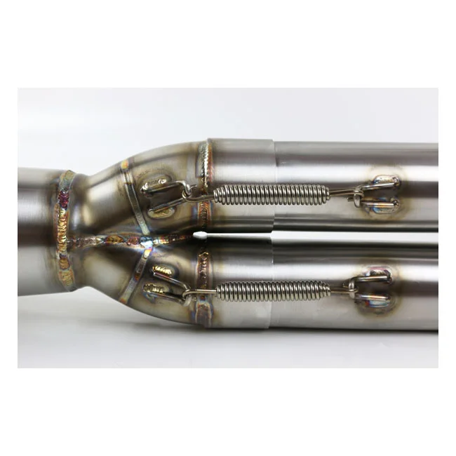 Kodlin Next Level 2-1 exhaust system. Clear stainless