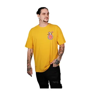 Down-n-Out Down-n-Out Tiger In Your Tank t-shirt yellow