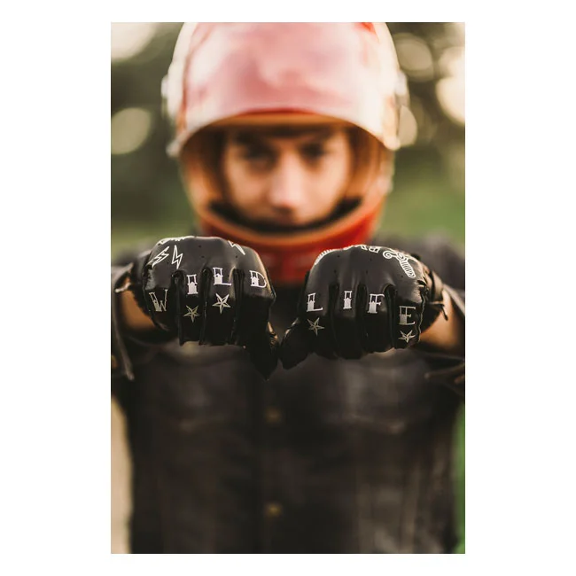 By City City Second Skin gloves tattoo black