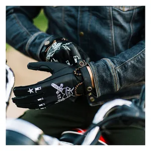 By City By City Second Skin gloves tattoo black
