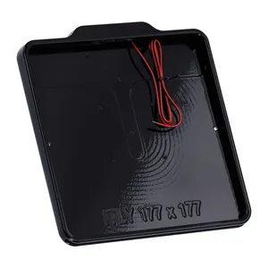 Danish Motorcycle Parts DMP, license plate frame with light 5.0 Italy. Gloss black