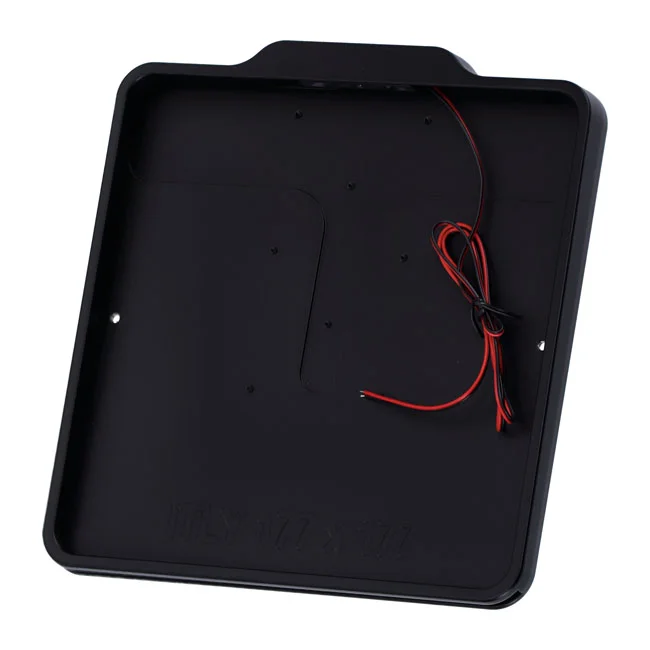 Danish Motorcycle Parts DMP, license plate frame with light 5.0 Italy. Matte black