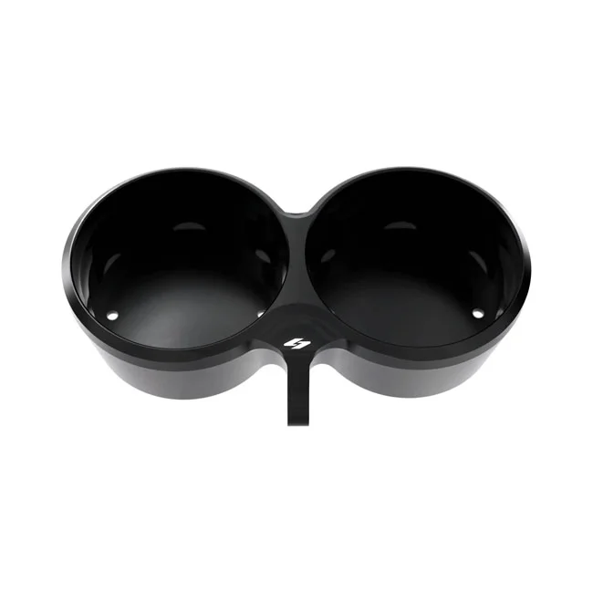 Kraus Low Rider S Twin Gauge Bucket. Black