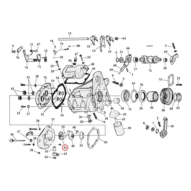 MCS Clutch, release ramp - 25453-87A