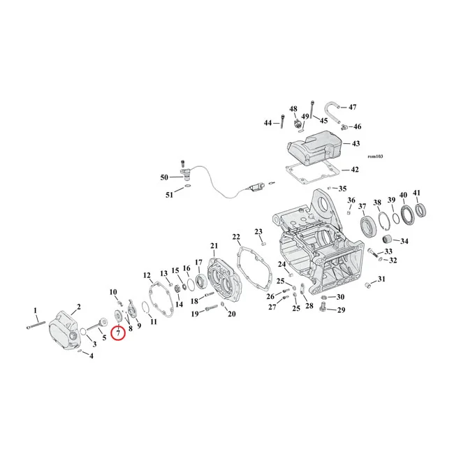 MCS Clutch, release ramp - 25453-87A