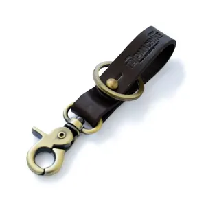 Tripmachine Trip Machine Key Fob tobacco / antique gold