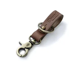 Tripmachine Trip Machine Key Fob vintage tan / antique gold