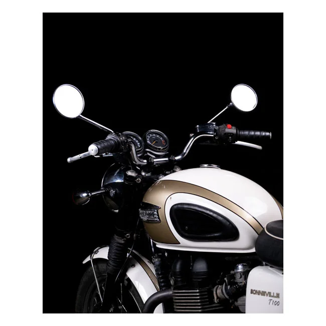 Tripmachine Trip Machine, leather handlebar grip wraps. Black