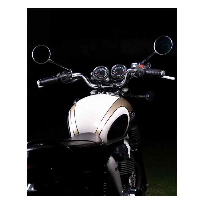 Tripmachine Trip Machine, leather handlebar grip wraps. Black