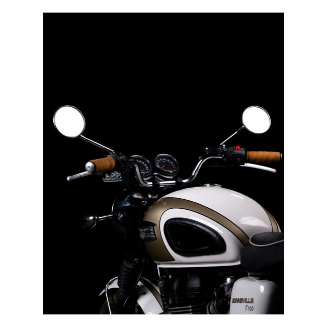 Tripmachine Trip Machine, leather handlebar grip wraps. Tan