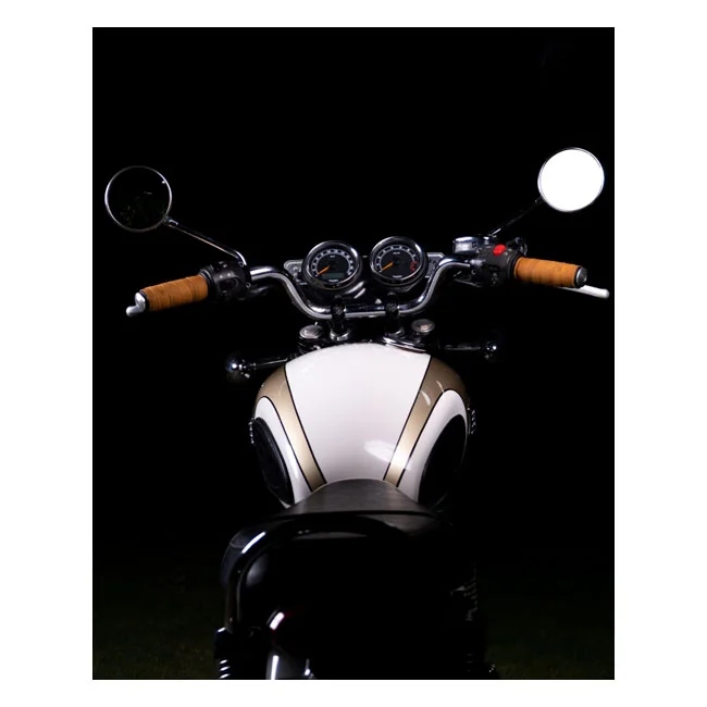 Tripmachine Trip Machine, leather handlebar grip wraps. Tan