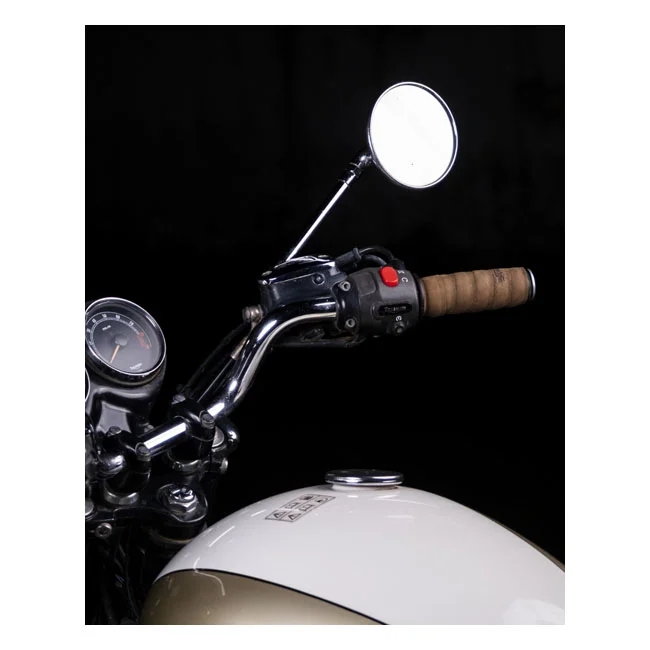 Tripmachine Trip Machine, leather handlebar grip wraps. Tobacco brown