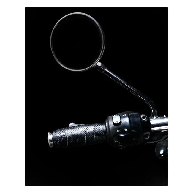 Tripmachine Trip Machine, leather handlebar grip wraps. Black perforated
