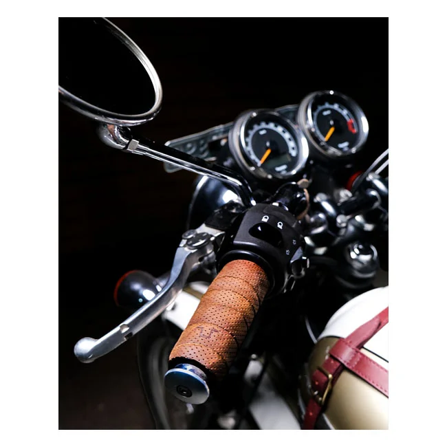 Tripmachine Trip Machine, handlebar grip wraps. Tobacco perforated