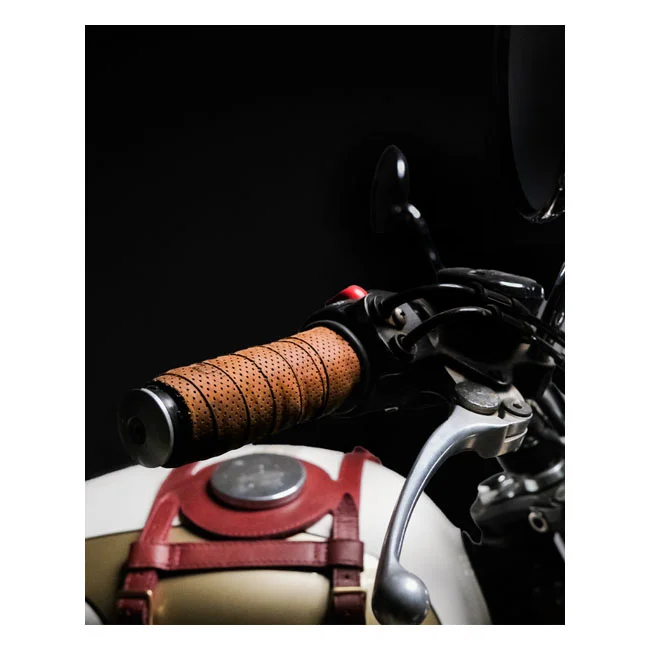 Tripmachine Trip Machine, handlebar grip wraps. Tobacco perforated