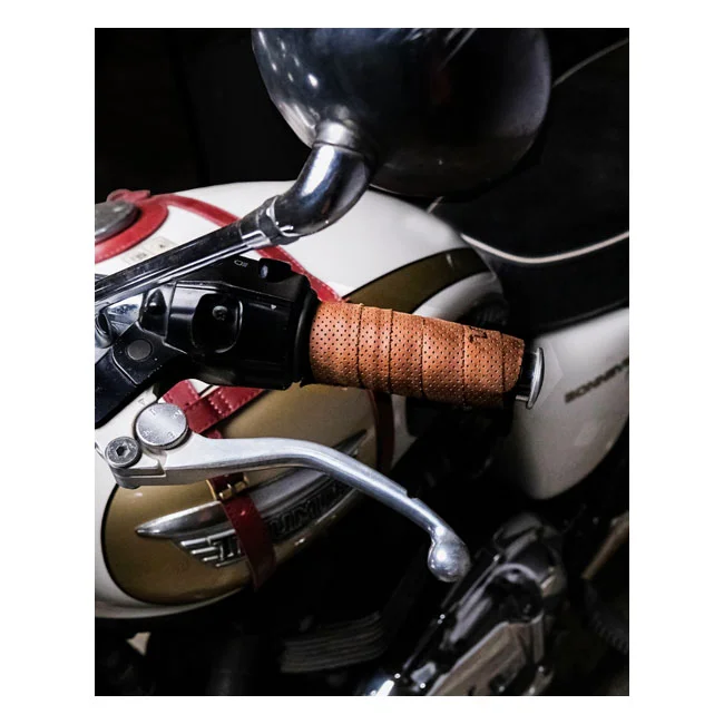 Tripmachine Trip Machine, handlebar grip wraps. Tobacco perforated