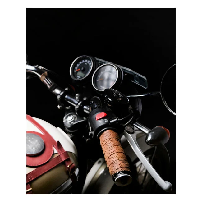 Tripmachine Trip Machine, handlebar grip wraps. Tobacco perforated