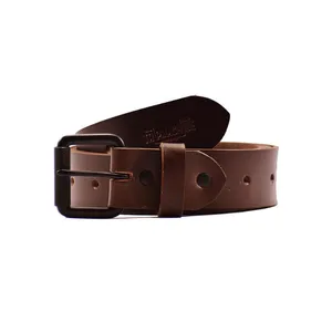 Tripmachine Trip Machine Belt Single pin tobacco brown
