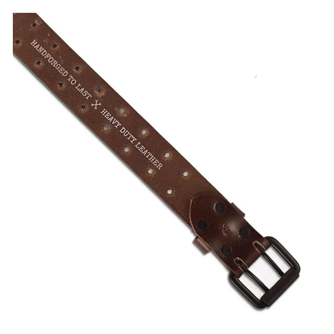 Tripmachine Trip Machine Belt Double pin tobacco brown