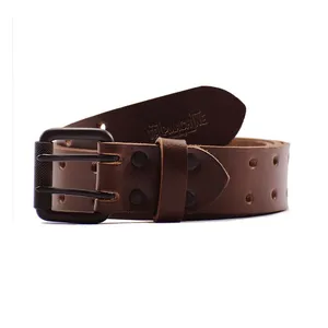 Tripmachine Trip Machine Belt Double pin tobacco brown