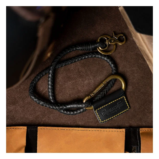 Tripmachine Trip Machine Braided key chain black