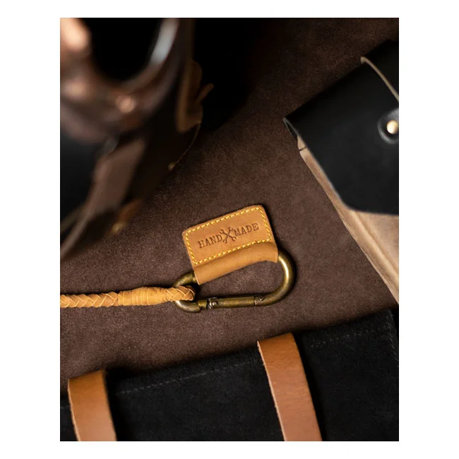 Tripmachine Trip Machine Braided key chain tan