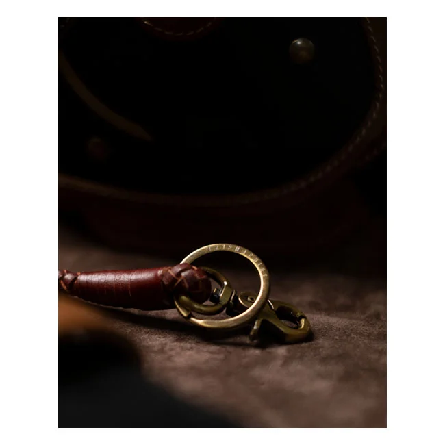 Tripmachine Trip Machine Braided key chain cherry red