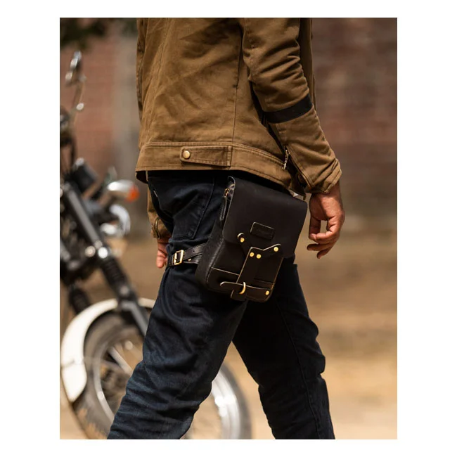 Tripmachine Trip Machine, Thigh bag / leg bag. Black