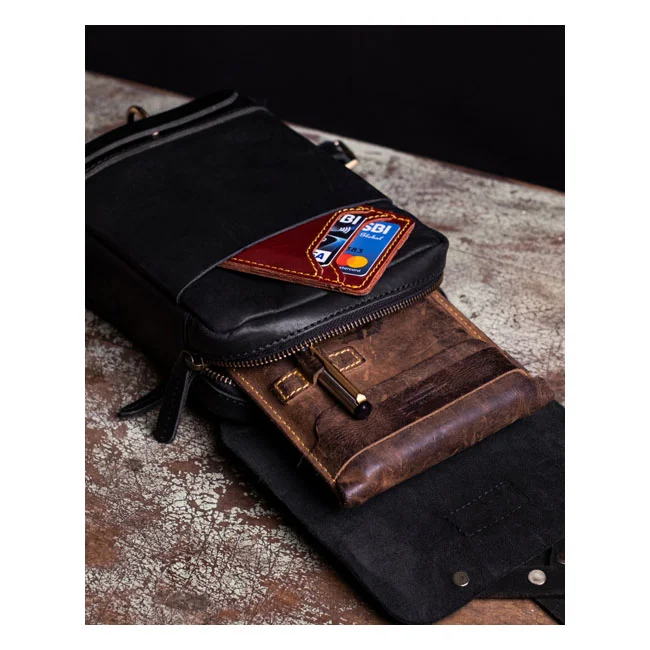 Tripmachine Trip Machine, Thigh bag / leg bag. Black