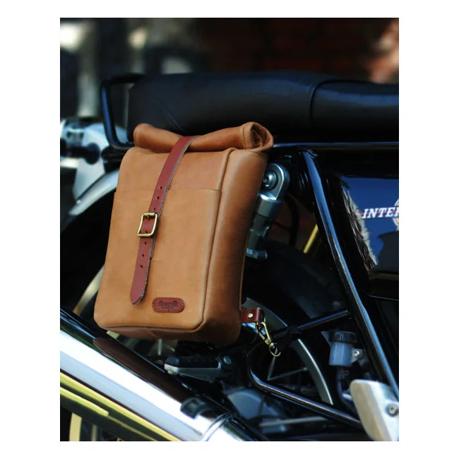 Tripmachine Trip Machine, Mini backpack/saddlebag 3.3 liter. Vintage tan