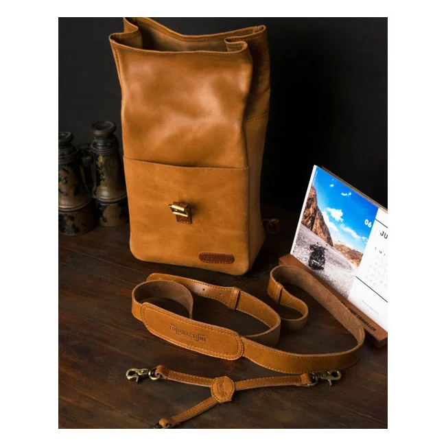 Tripmachine Trip Machine, Mini backpack/saddlebag 3.3 liter. Vintage tan