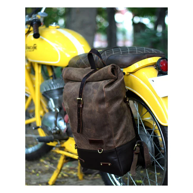 Tripmachine Trip Machine Backpack/Saddlebag tobacco brown