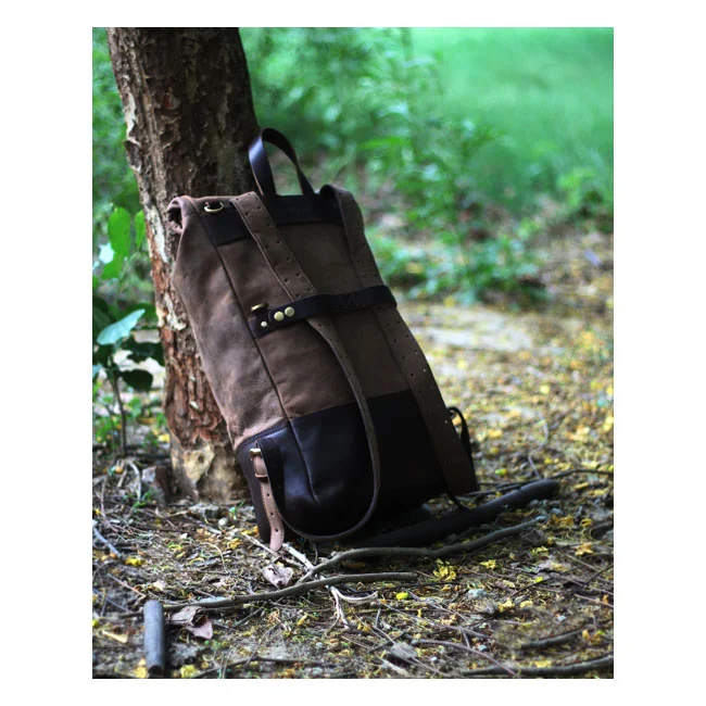 Tripmachine Trip Machine Backpack/Saddlebag tobacco brown