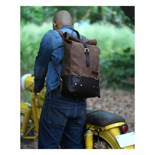 Tripmachine Trip Machine Backpack/Saddlebag tobacco brown