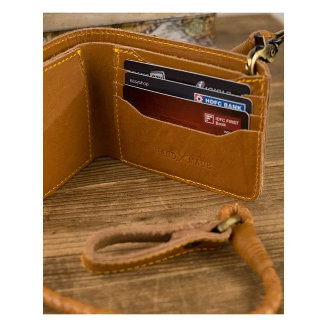 Tripmachine Trip Machine Guitarists wallet vintage tan