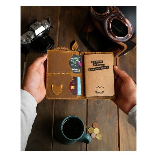 Tripmachine Trip Machine Explorer wallet tobacco