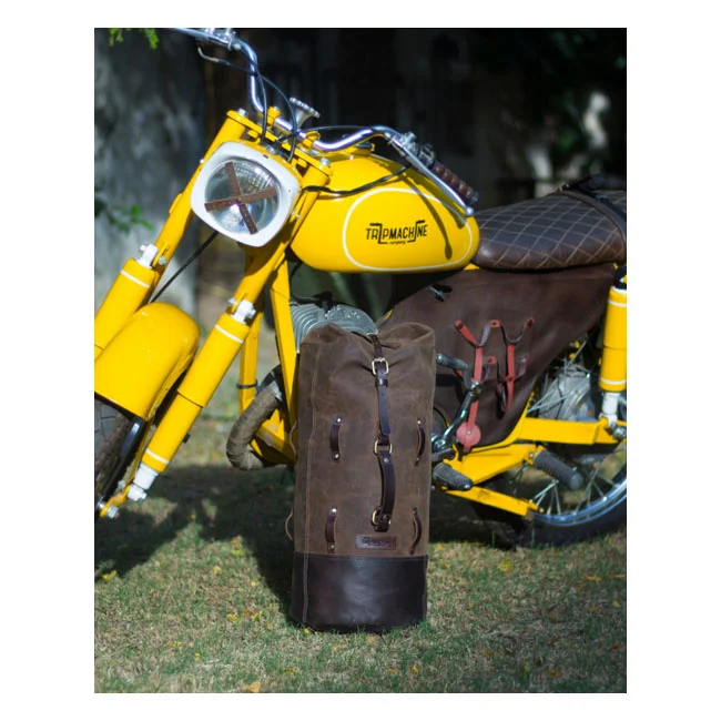 Tripmachine Trip Machine, Military duffle bag. Tobacco brown