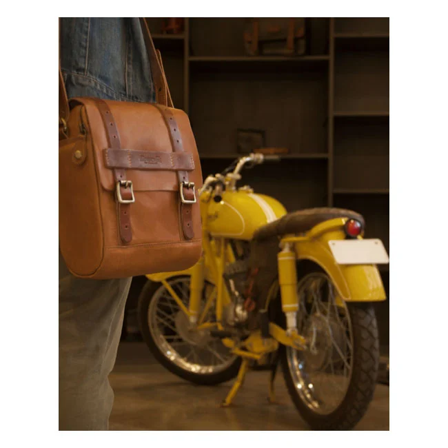 Tripmachine Trip Machine, tank and tail bag. 4.4 liter. Tan