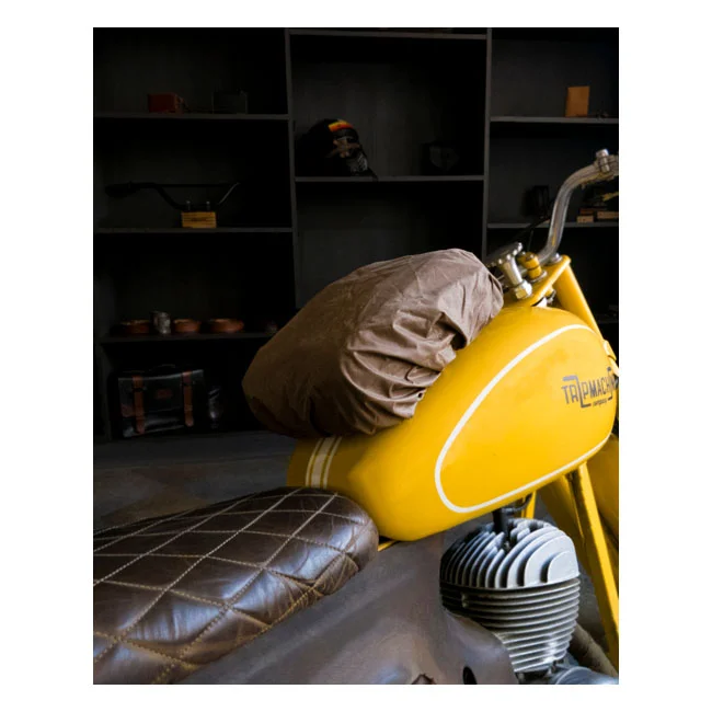 Tripmachine Trip Machine, tank and tail bag. 4.4 liter. Tobacco brown